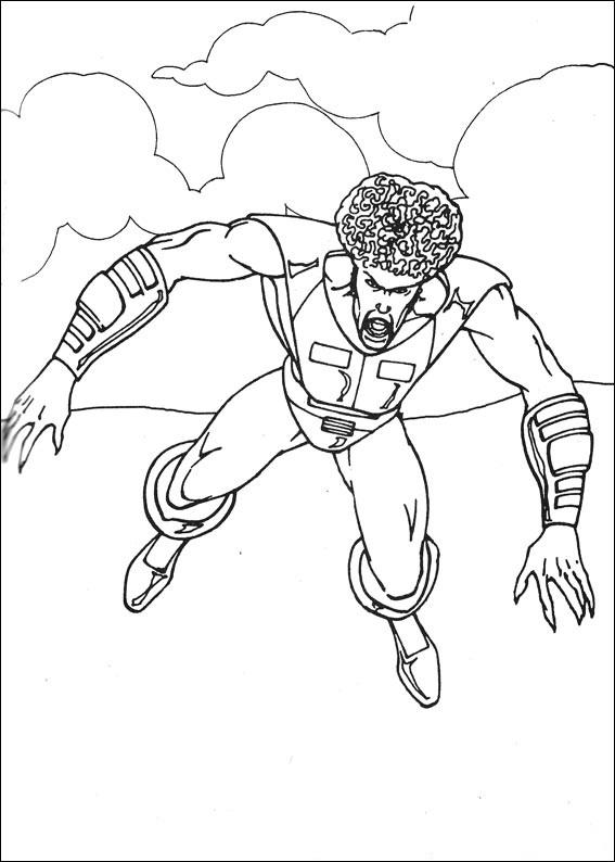 Fisă de colorat cu Hulk de colorat p41