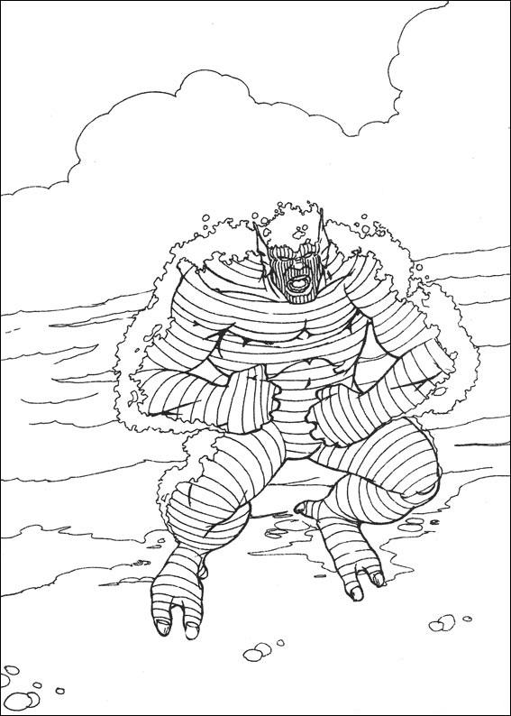 Fisă de colorat cu Hulk de colorat p68