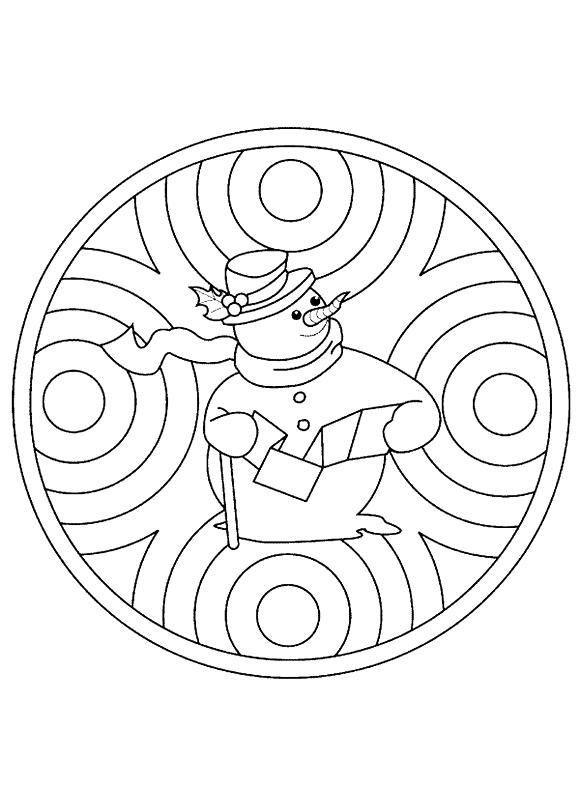 Fisă de colorat cu Iarna de colorat p104