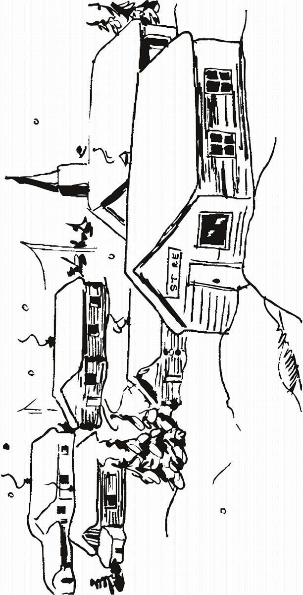 Fisă de colorat cu Iarna de colorat p25