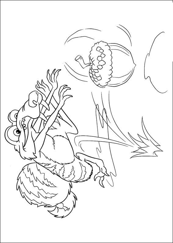 Fisă de colorat cu Ice age continental drift de colorat p03