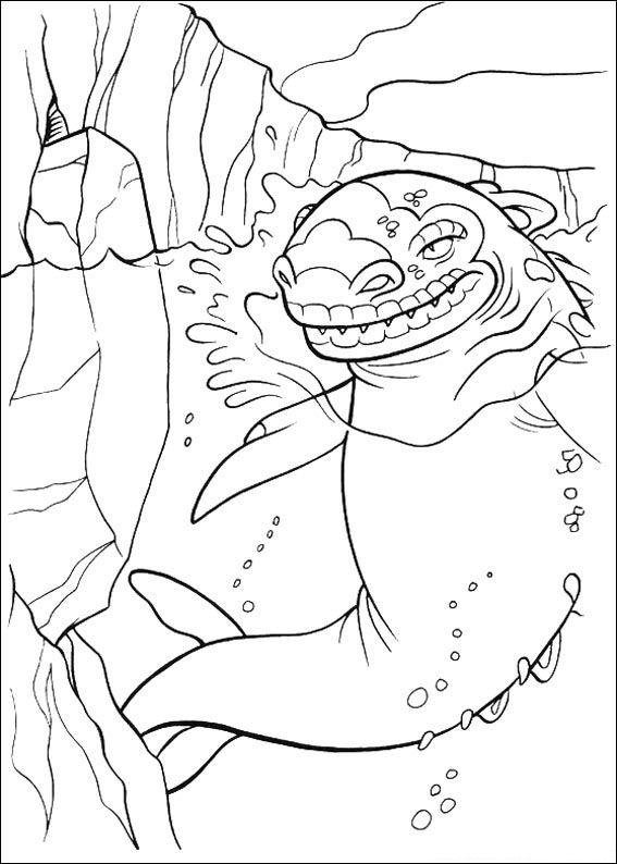 Fisă de colorat cu Ice age de colorat p29