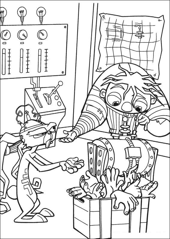 Fisă de colorat cu Igor de colorat p04