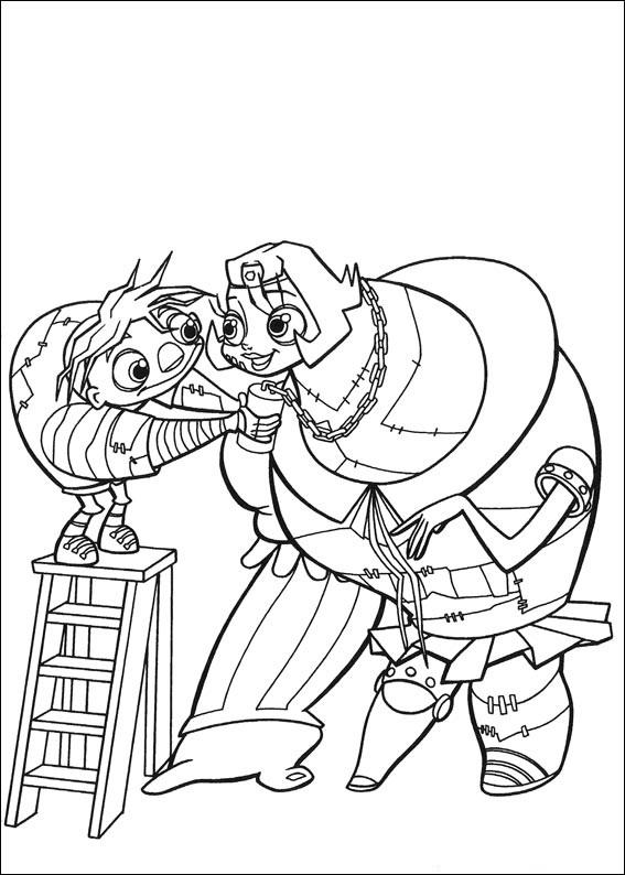 Fisă de colorat cu Igor de colorat p08