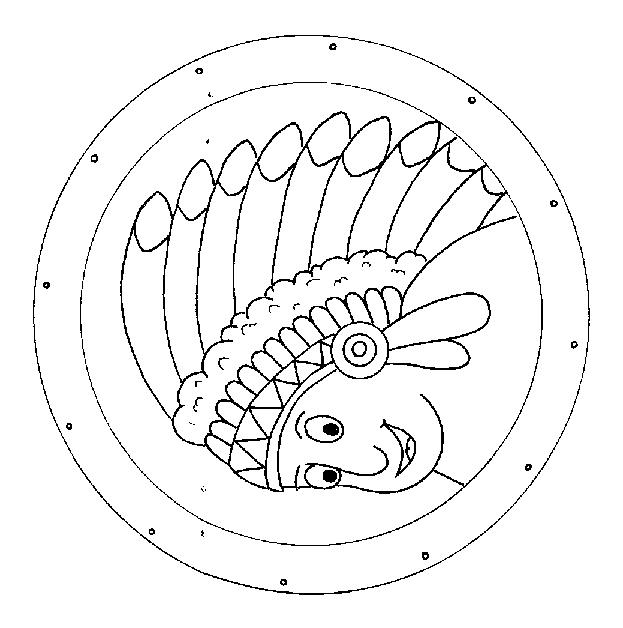 Fisă de colorat cu Indieni de colorat p09