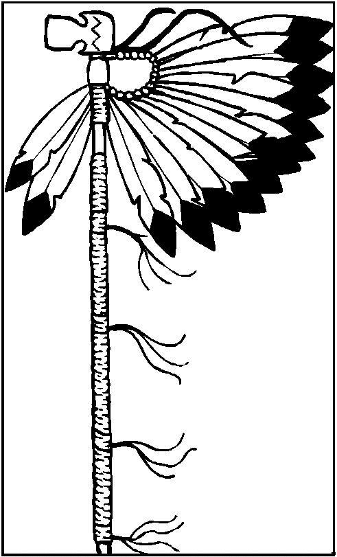 Fisă de colorat cu Indieni de colorat p41