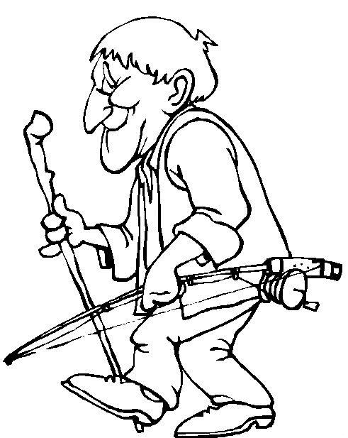 Fisă de colorat cu Indieni de colorat p45