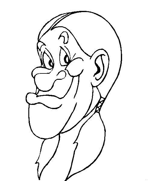 Fisă de colorat cu Indieni de colorat p46