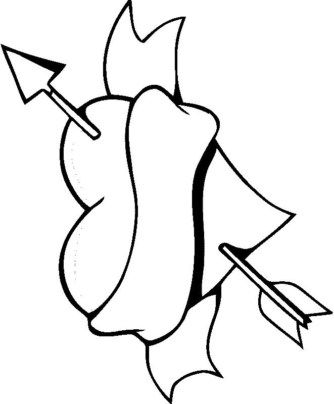 Fisă de colorat cu Inimioare de colorat p02