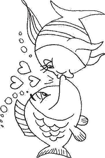 Fisă de colorat cu Inimioare de colorat p20