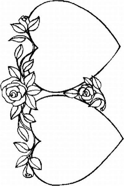 Fisă de colorat cu Inimioare de colorat p28