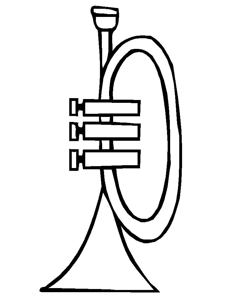 Fisă de colorat cu Instrumente muzicale de colorat p03
