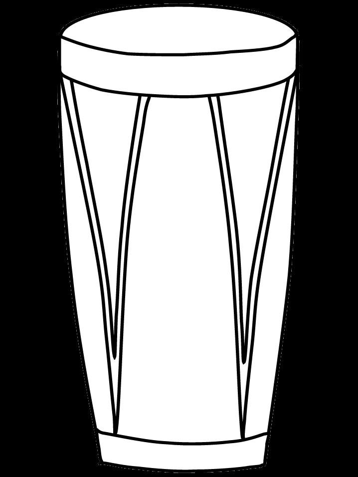 Fisă de colorat cu Instrumente muzicale de colorat p25