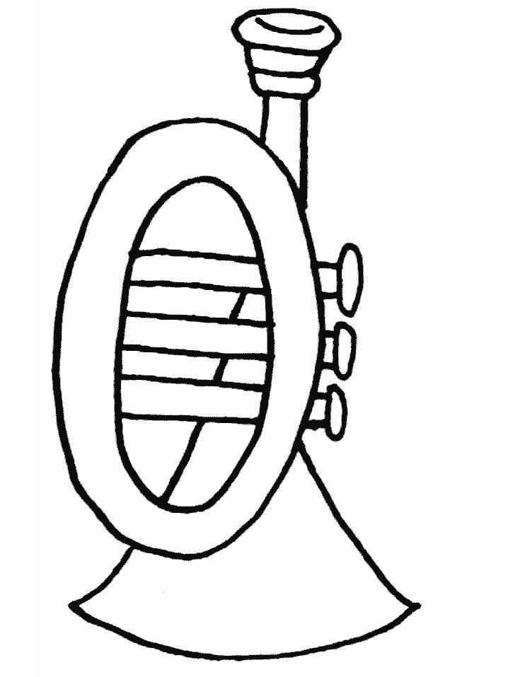 Fisă de colorat cu Instrumente muzicale de colorat p51