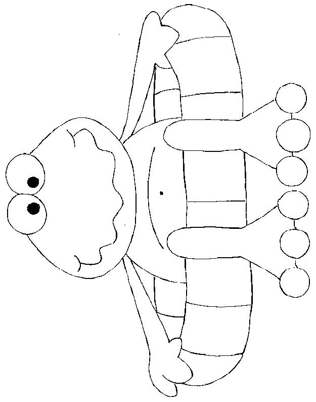 Fisă de colorat cu La mare de colorat p31