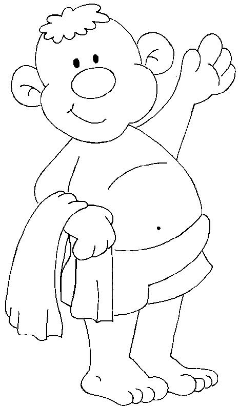 Fisă de colorat cu La mare de colorat p35