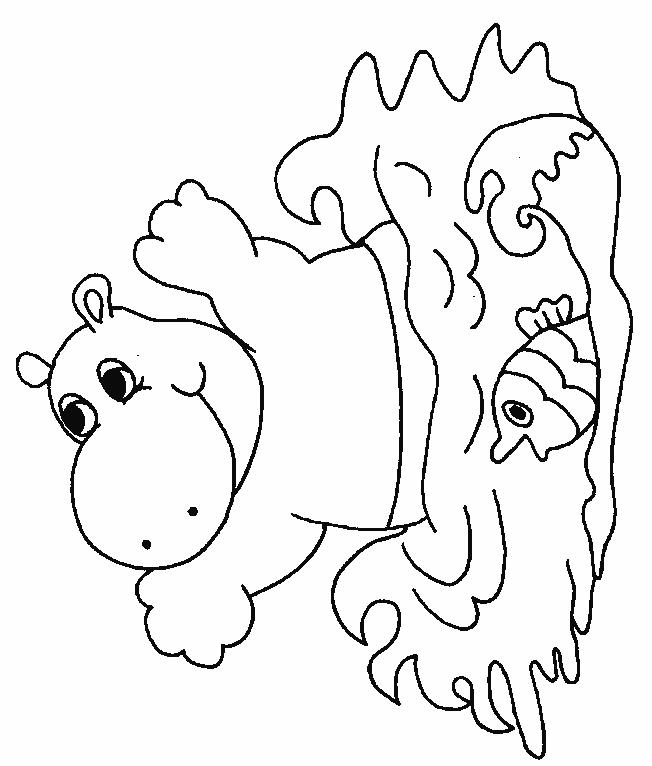 Fisă de colorat cu La mare de colorat p45