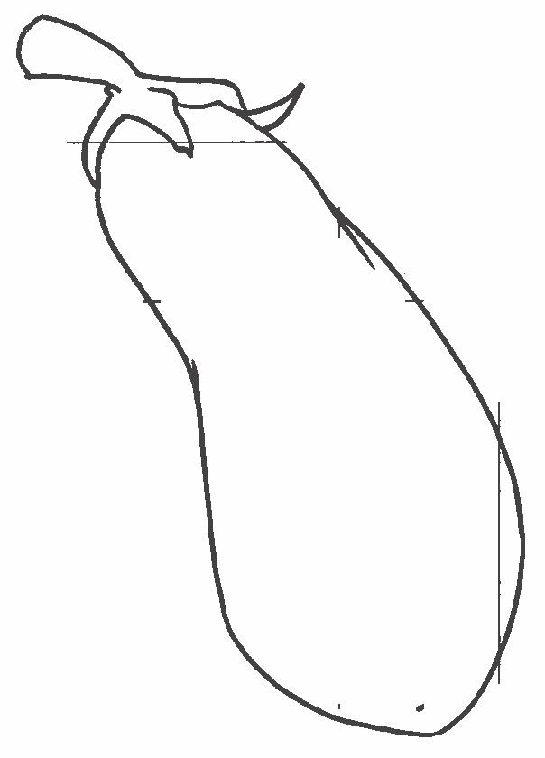 Fisă de colorat cu Legume de colorat p01