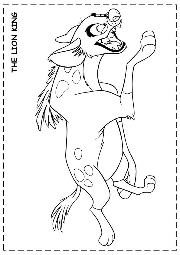 Fisă de colorat cu Lion king de colorat p91