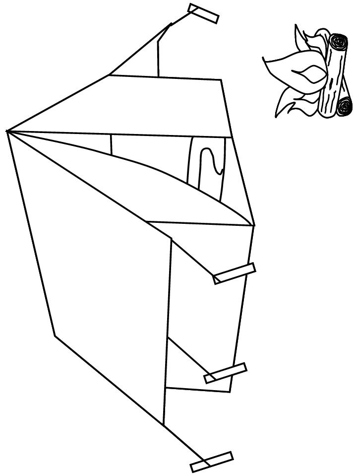 Fisă de colorat cu Locuinte de colorat p08