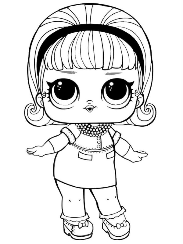 Fisă de colorat cu Lol p10