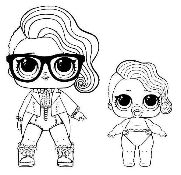 Fisă de colorat cu Lol p26