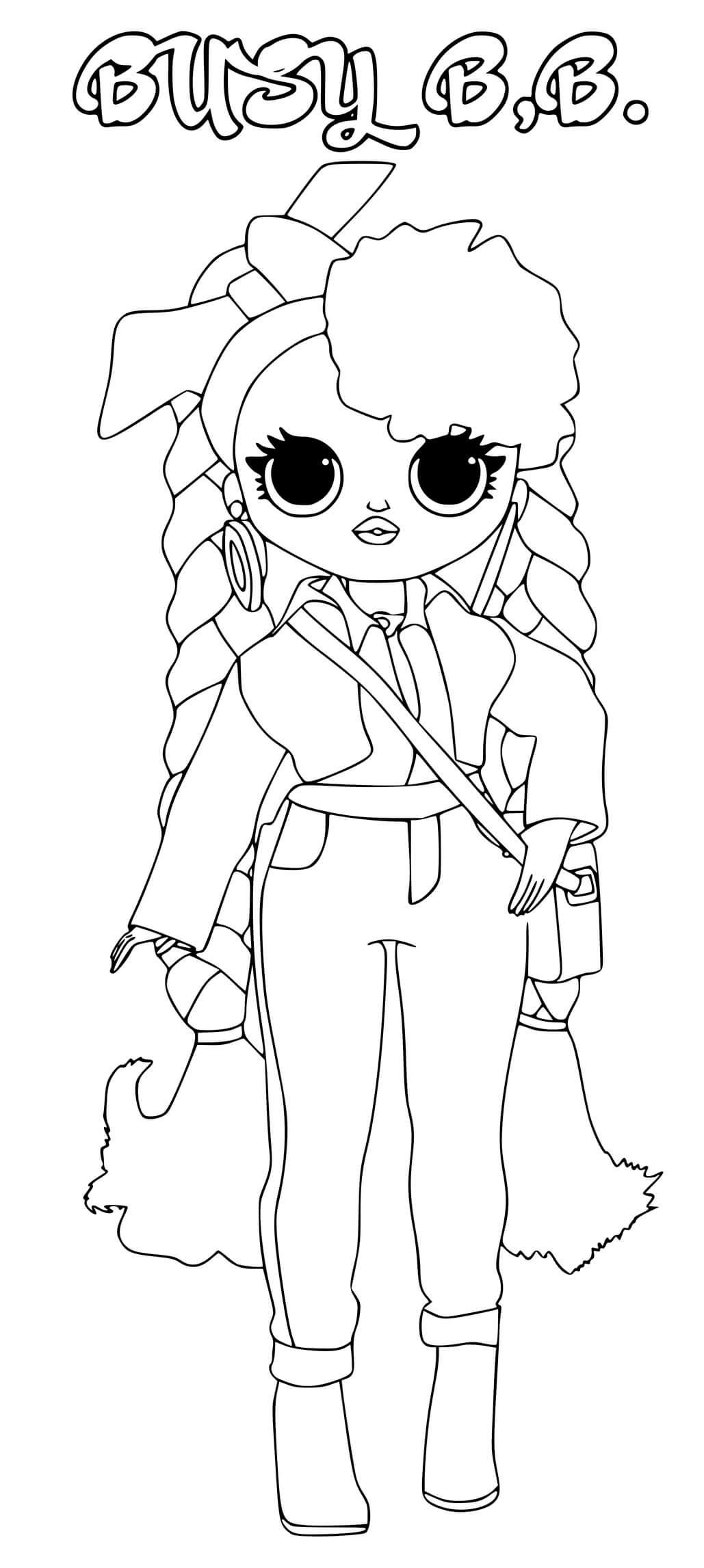 Fisă de colorat cu Lol p37