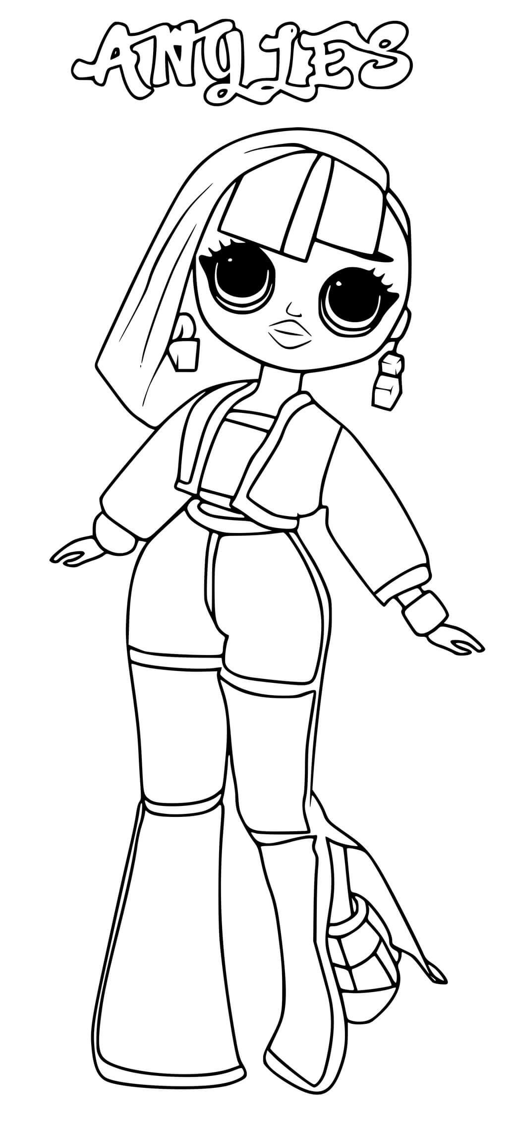 Fisă de colorat cu Lol p38