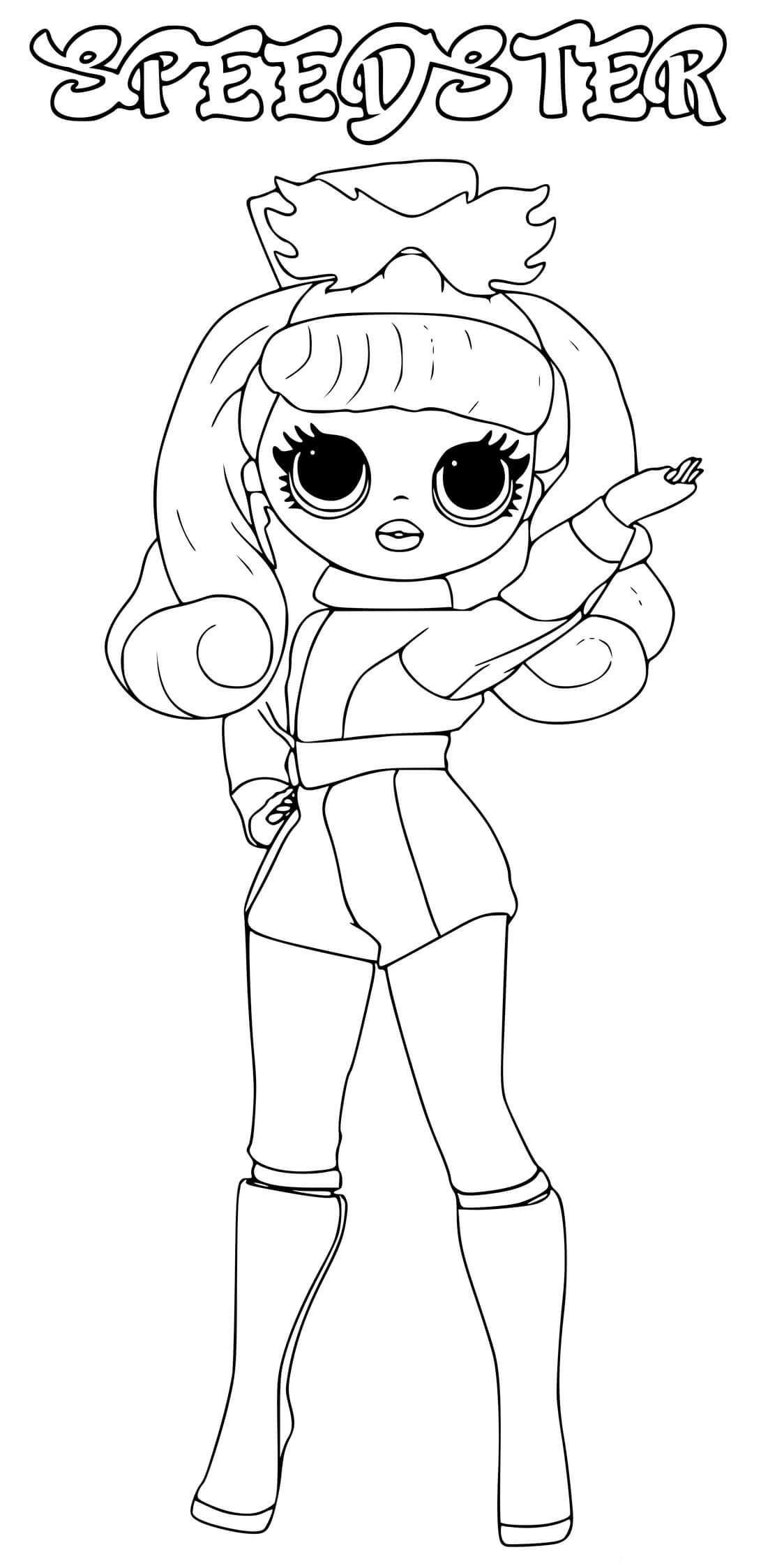 Fisă de colorat cu Lol p41