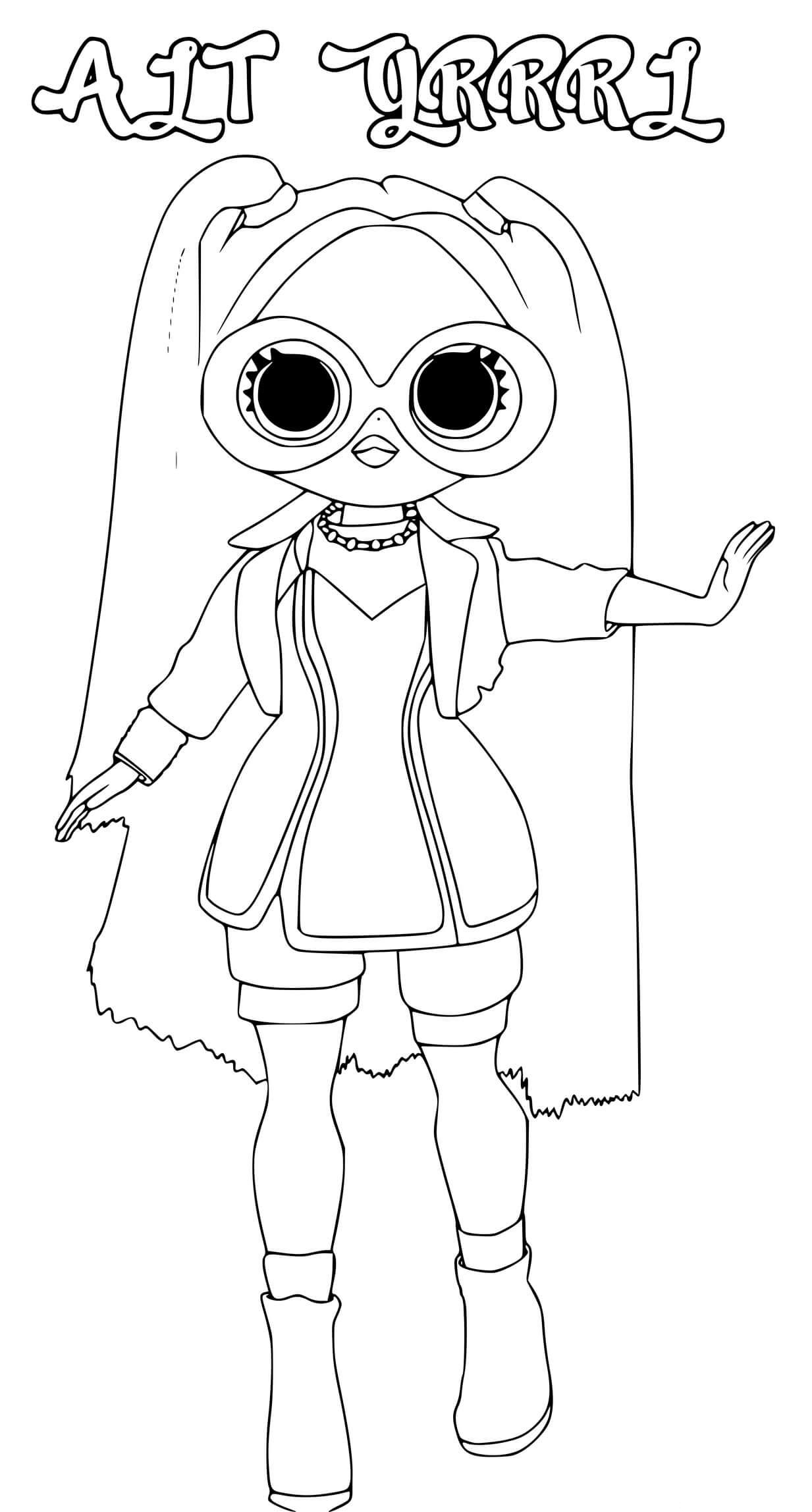 Fisă de colorat cu Lol p42