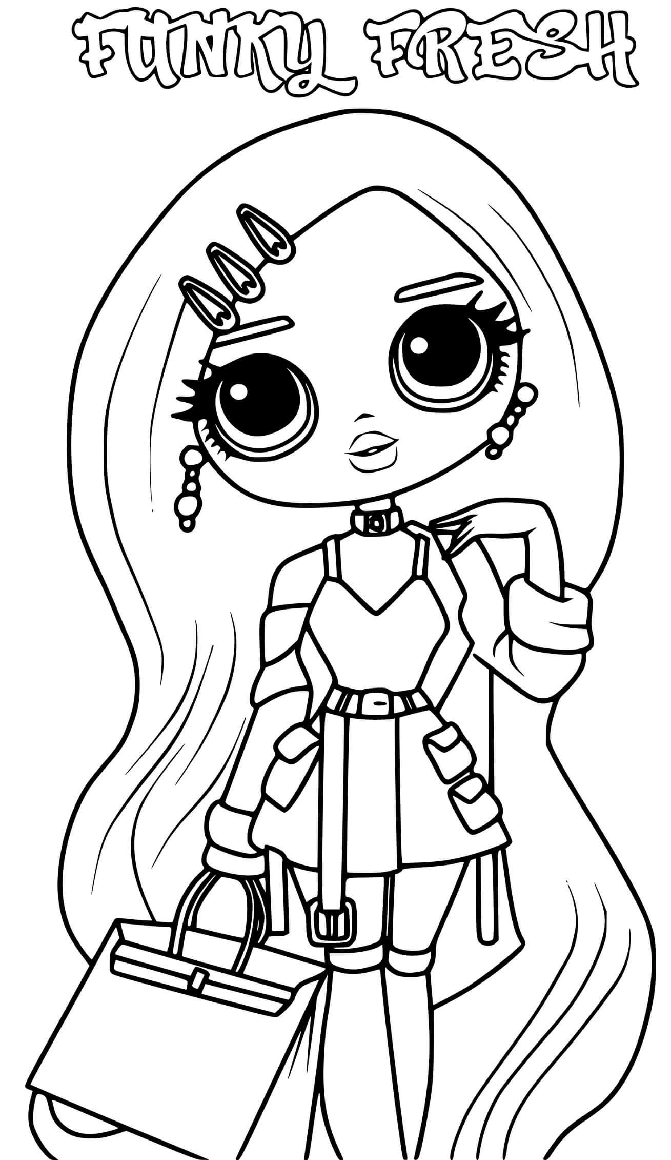 Fisă de colorat cu Lol p48