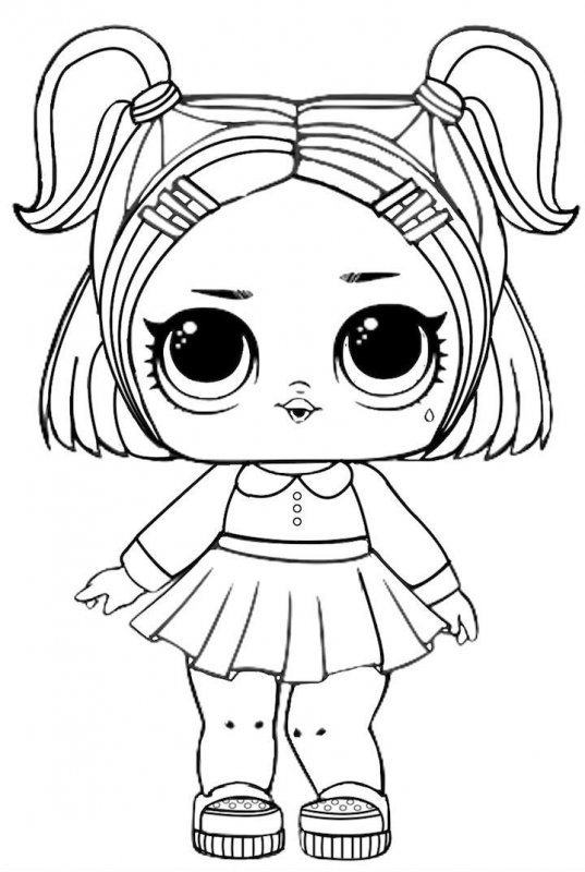 Fisă de colorat cu Lol p6