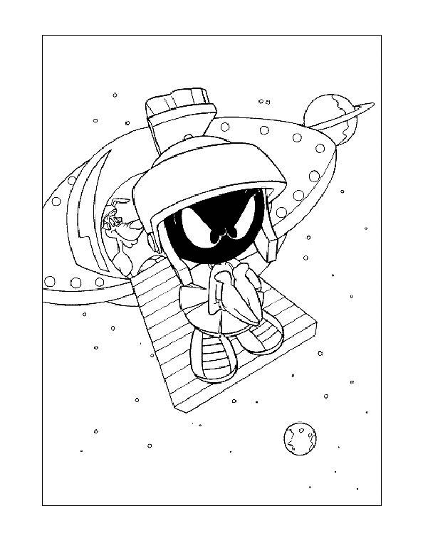 Fisă de colorat cu Looney tunes de colorat p11