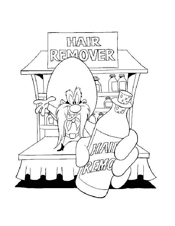 Fisă de colorat cu Looney tunes de colorat p14