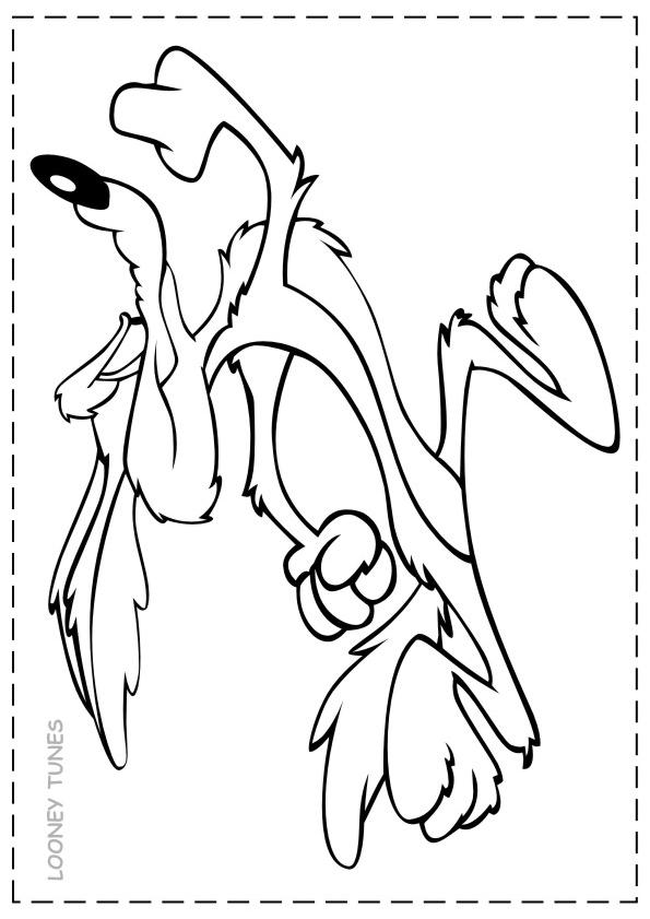 Fisă de colorat cu Looney tunes de colorat p30