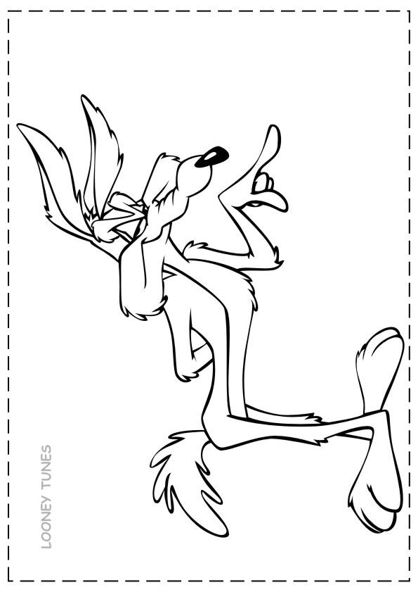 Fisă de colorat cu Looney tunes de colorat p33