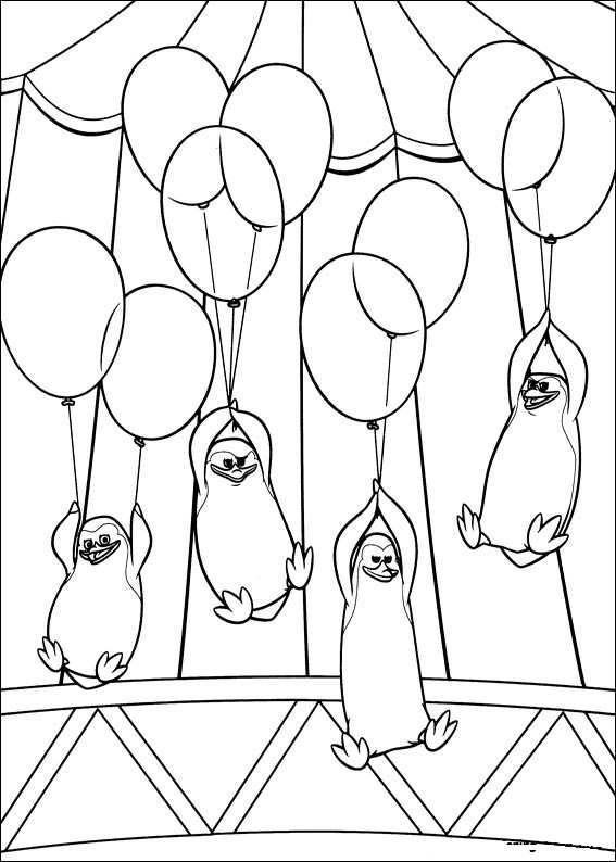 Fisă de colorat cu Madagascar de colorat p80