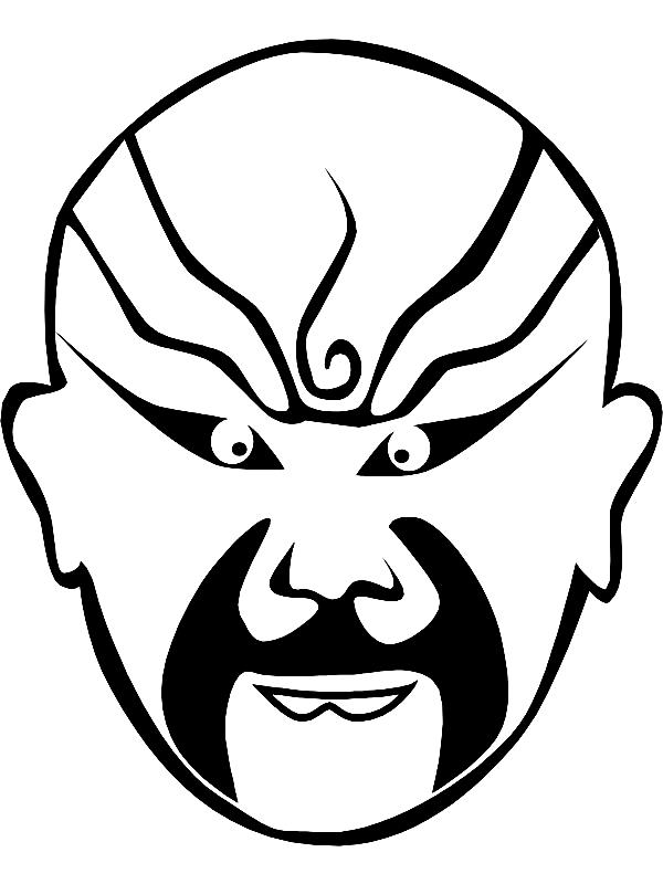 Fisă de colorat cu Masti de colorat p07