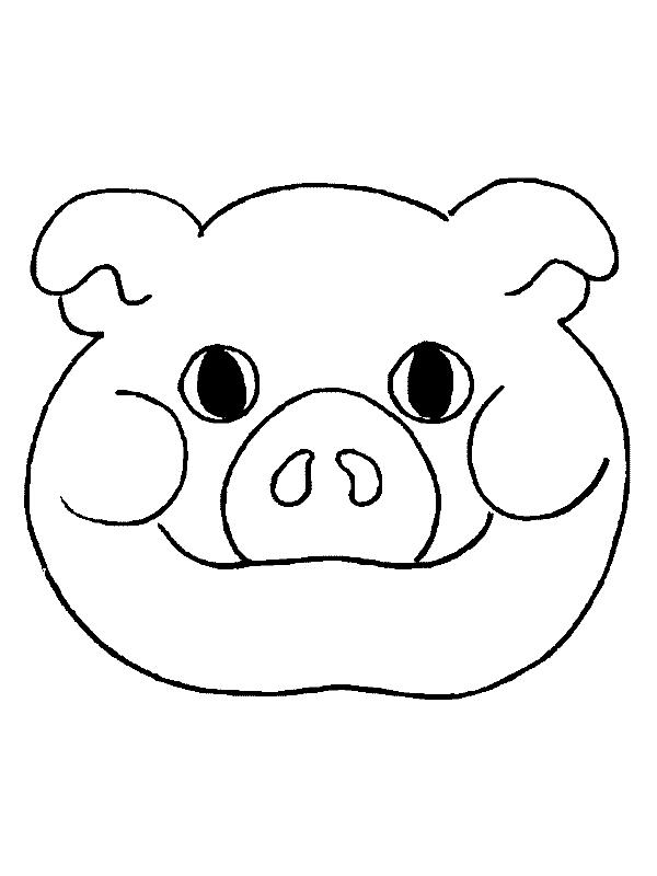 Fisă de colorat cu Masti de colorat p11