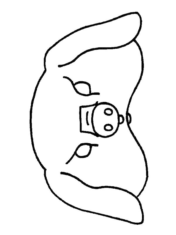 Fisă de colorat cu Masti de colorat p32