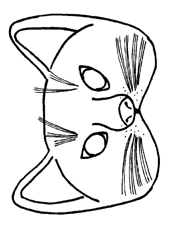 Fisă de colorat cu Masti de colorat p36