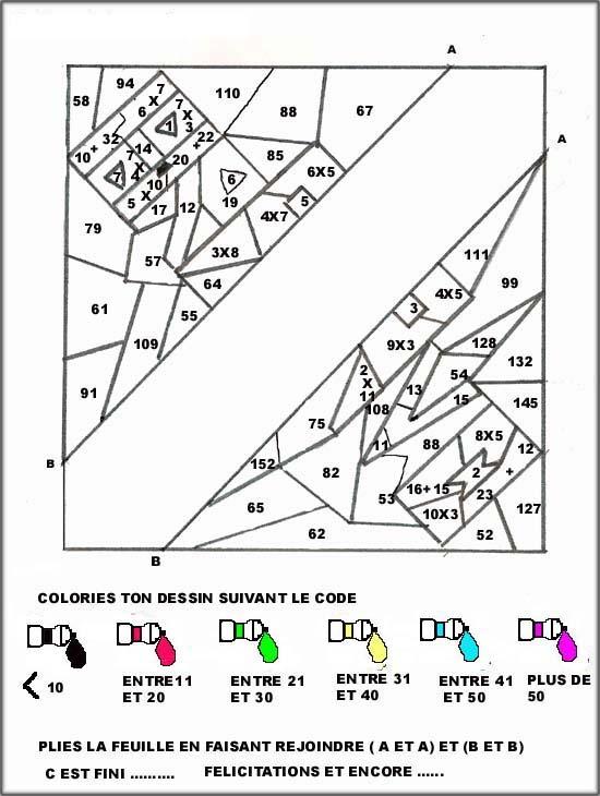 Fisă de colorat cu Matematica distractiva de colorat p05