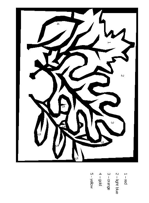 Fisă de colorat cu Matematica distractiva de colorat p17