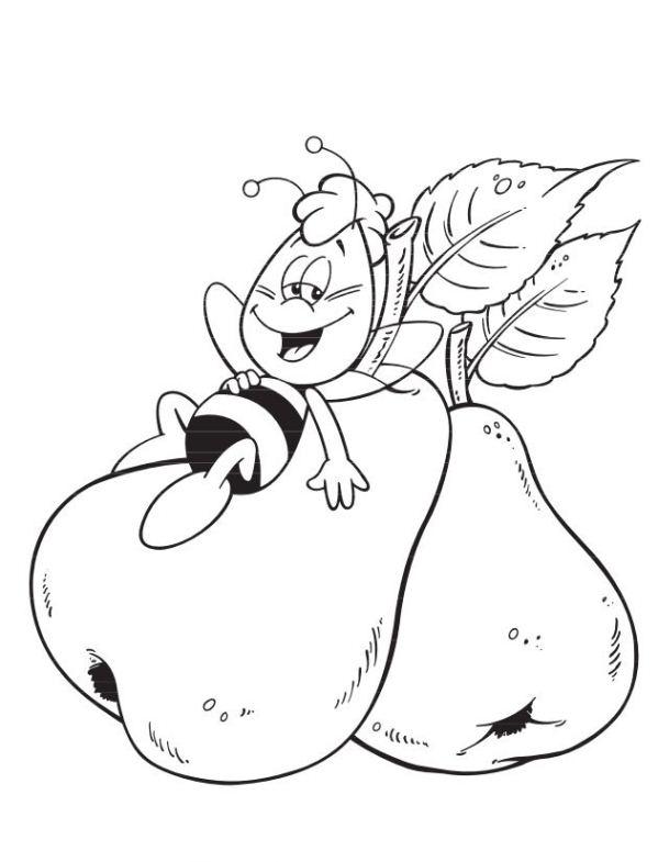 Fisă de colorat cu Maya the bee de colorat p21