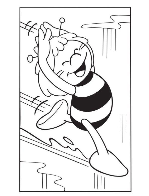 Fisă de colorat cu Maya the bee de colorat p23