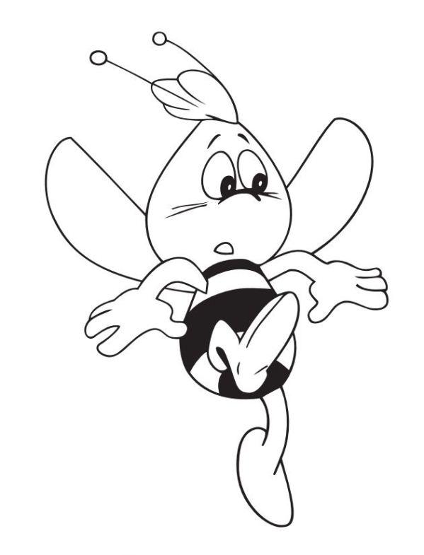 Fisă de colorat cu Maya the bee de colorat p38