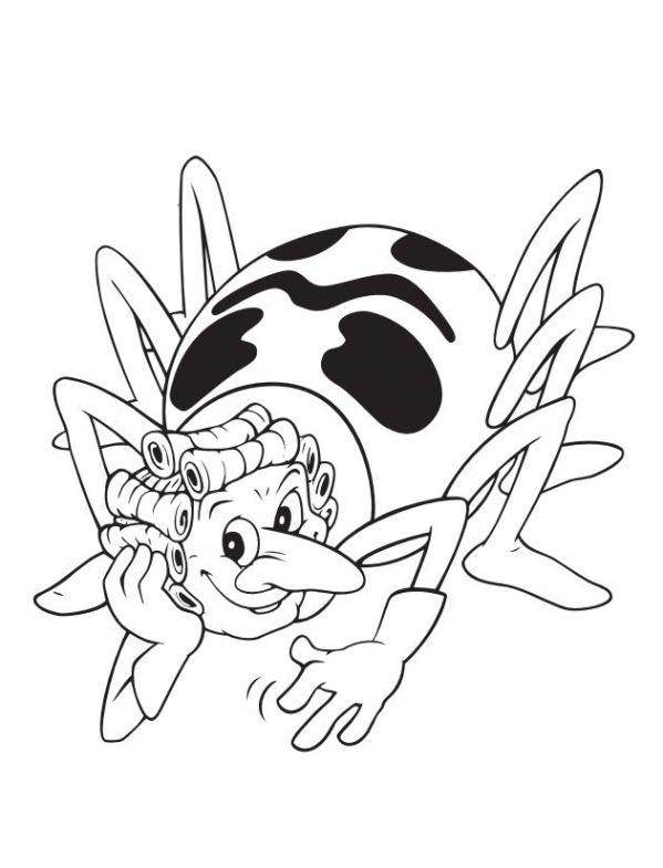 Fisă de colorat cu Maya the bee de colorat p40