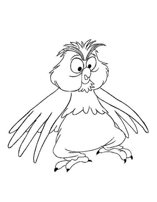 Fisă de colorat cu Merlin de colorat p16