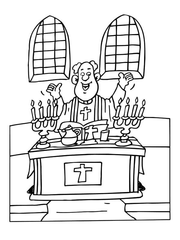 Fisă de colorat cu Meserii de colorat p28