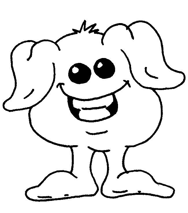 Fisă de colorat cu Monstruleti de colorat p04